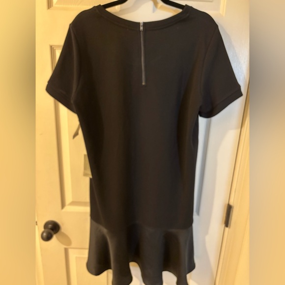 Chelsea28 Black Flounce Hem Midi Dress XL - Picture 7 of 10